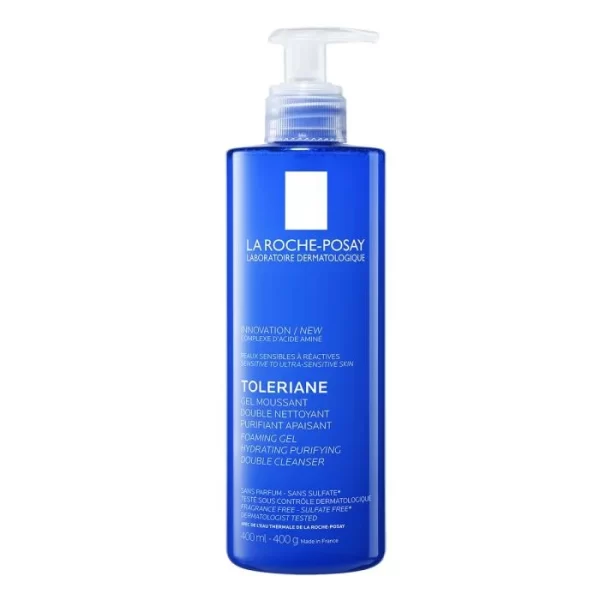 LA ROCHE POSAY TOLERIANE double cleansing foaming gel 400 ml - NVA5545822