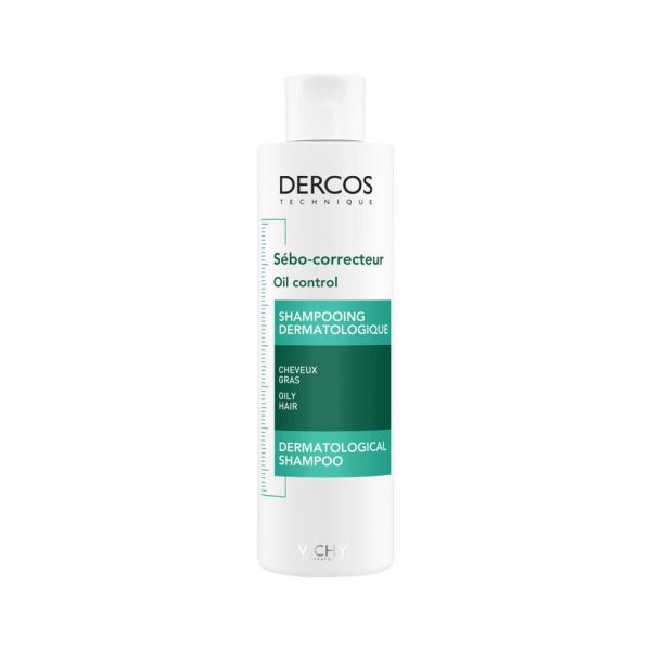 VICHY DERCOS sebum control shampoo for oily hair 200 ml - NVA5874366