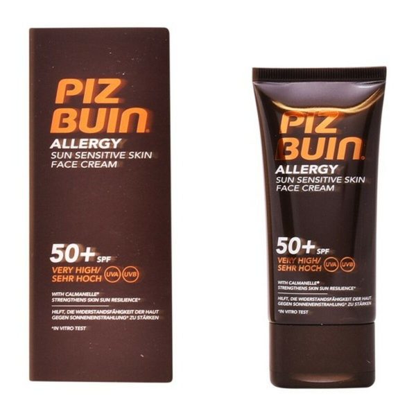 Piz Buin Sensitive Cream Αδιάβροχη Αντηλιακή Κρέμα Προσώπου SPF50 50ml - GETNVA1117621-1