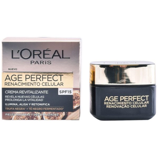 L'Oreal Paris Age Perfect Cell Renew Κρέμα Προσώπου Ημέρας με SPF15 για Ενυδάτωση, Αντιγήρανση & Ανάπλαση 50ml - NVA3564545