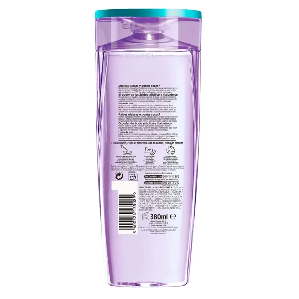 L'ORÉAL PARIS ELVIVE HYALURONIC PURE shampoo 380 ml - NVA4144234