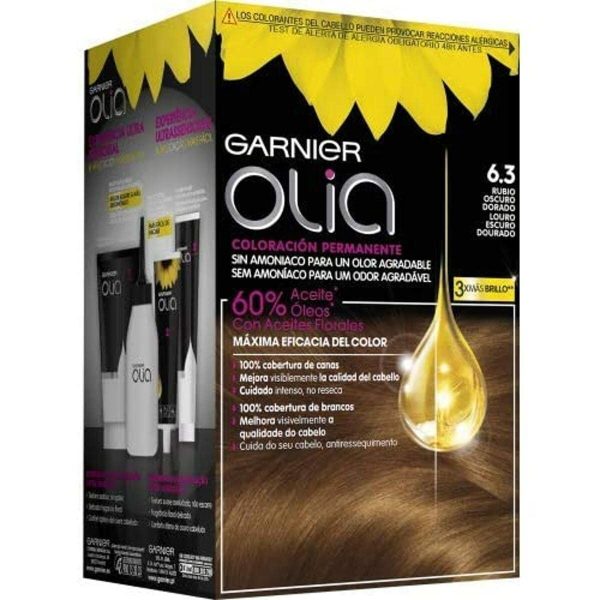 Garnier Βαφή Μαλλιών Mini No 6.3 Ξανθό Σκούρο Μελί Olia Garnier - NVA1234925