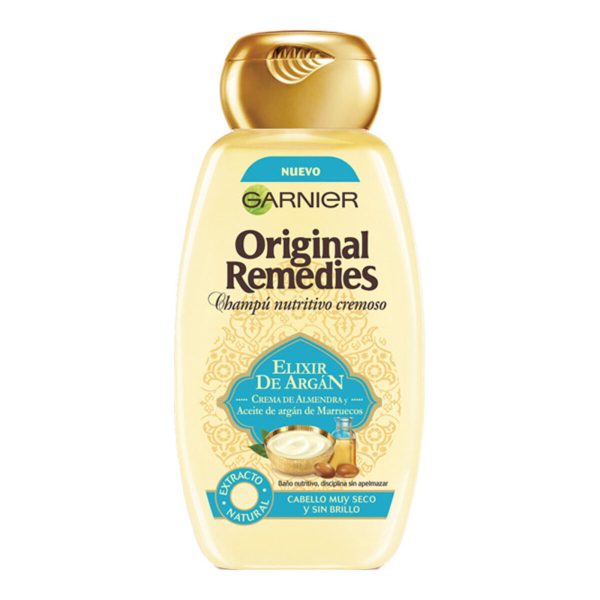 Garnier Original Remedies Σαμπουάν Αναδόμησης/Θρέψης για Ξηρά Μαλλιά elixir de argan 300 ml - NVA2154437