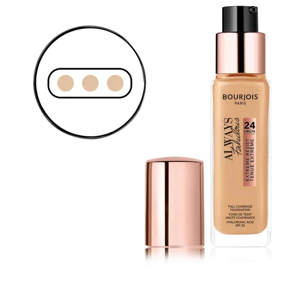 BOURJOIS ALWAYS FABULOUS 24H foundation #125 - PARC-BJ-105-03