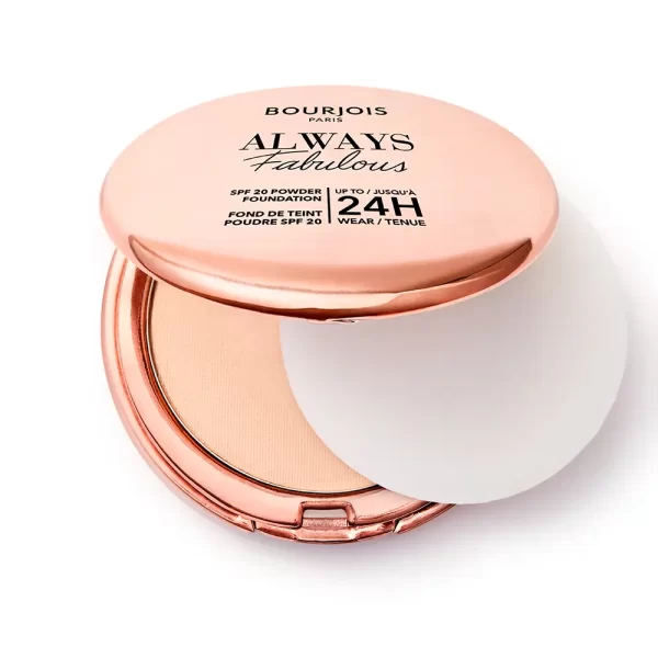 BOURJOIS ALWAYS FABULOUS powder makeup base SPF20 #125-Ivory 7 gr - PARC-BJ-154-06