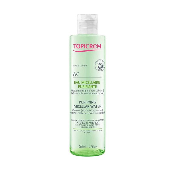 TOPICREM AC purifying micellar water 200 ml - NVA1704488