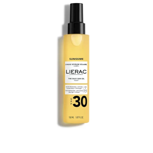 LIERAC SUNISSIME silky oil sunscreen body SPF30 150 ml - PARC-LI-167-01