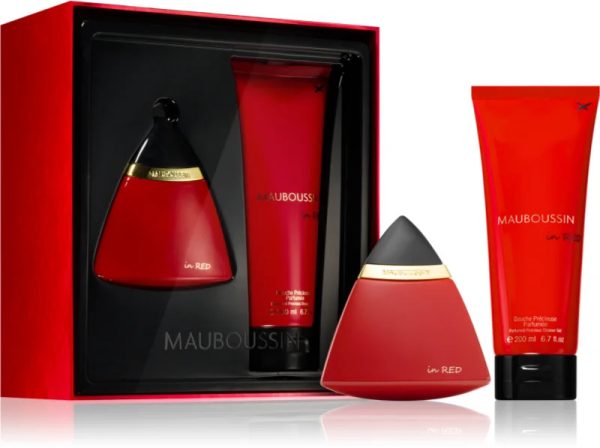 Mauboussin In Red W Set - EdP 100 ml + sh/gel 200 ml - GETLB2270779-1