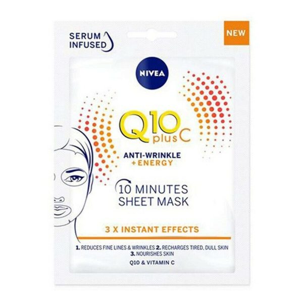 Nivea Q10 Plus C Anti-Wrinkle & Energy 10 Minutes Sheet Mask 1τμχ - NVA0623522