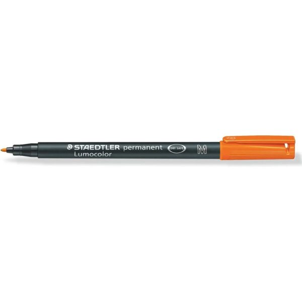 Μόνιμος δείκτης Staedtler Lumocolor 317 M Πορτοκαλί (x10) - S8422864