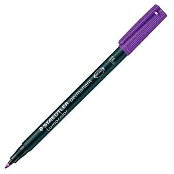 Μόνιμος δείκτης Staedtler Lumocolor Permanent 318 F Βιολετί (x10) - S8422873