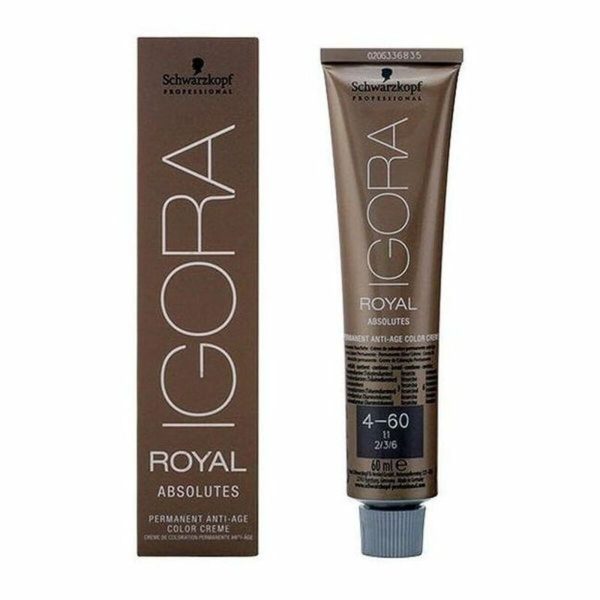 Schwarzkopf Igora Royal Absolutes 4-60 Καστανό Μεσαίο Μαρόν Φυσικό 60ml - NVA7200720