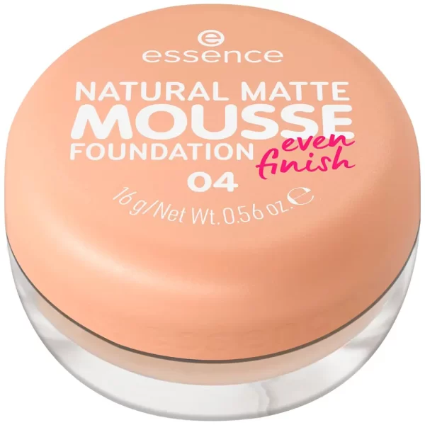 ESSENCE NATURAL MATTE mousse makeup base #04 16 gr - NVA9394361