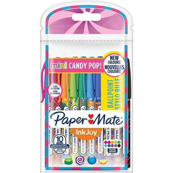 Σετ Στυλό Paper Mate Mini Candy Pop Πολύχρωμο 1 mm (x2) - S8425026