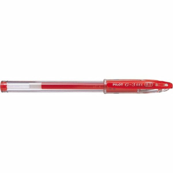 Στυλό με τζελ Pilot G-3 Grip Κόκκινο 0,5 mm (12 Μονάδες) - S8422355