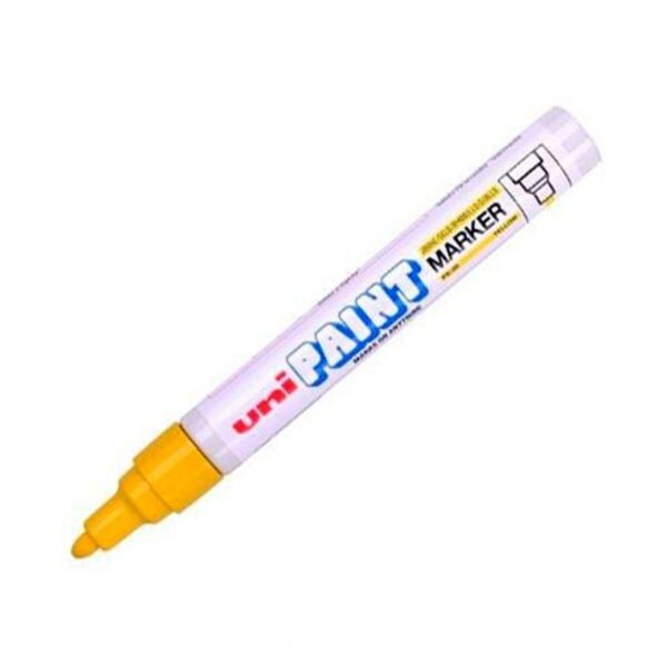 Μόνιμος δείκτης Uni-Ball Paint Marker PX-20 Κίτρινο 12 Μονάδες - S8425238