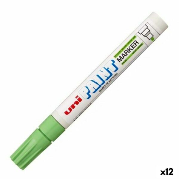 Μόνιμος δείκτης Uni-Ball Paint Marker PX-20 Ανοιχτό Πράσινο 12 Μονάδες - S8425240