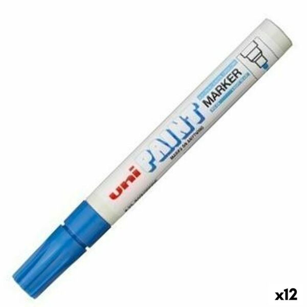 Μόνιμος δείκτης Uni-Ball Paint Marker PX-20 Ανοιχτό Μπλε 12 Μονάδες - S8425242