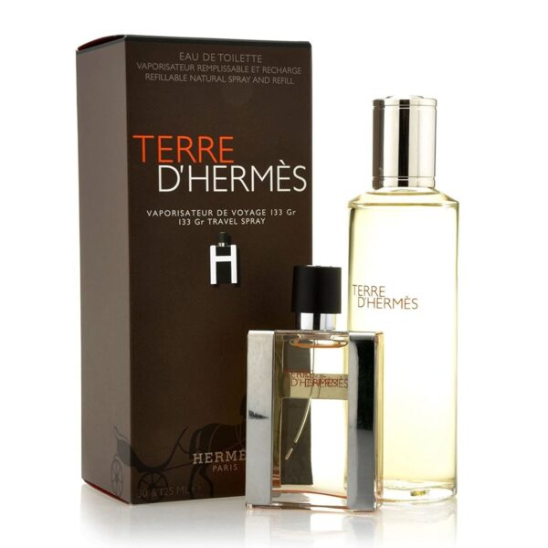 Hermès Terre d'Hermes M Set - EdT 30 ml refillable spray + EdT 125 ml splash - LB1830715