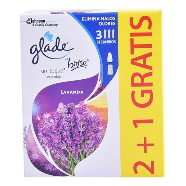 Glade Ανταλλακτικό Air Freshener Un Toque Brise Lavanda 3τμχ - NVA4992281