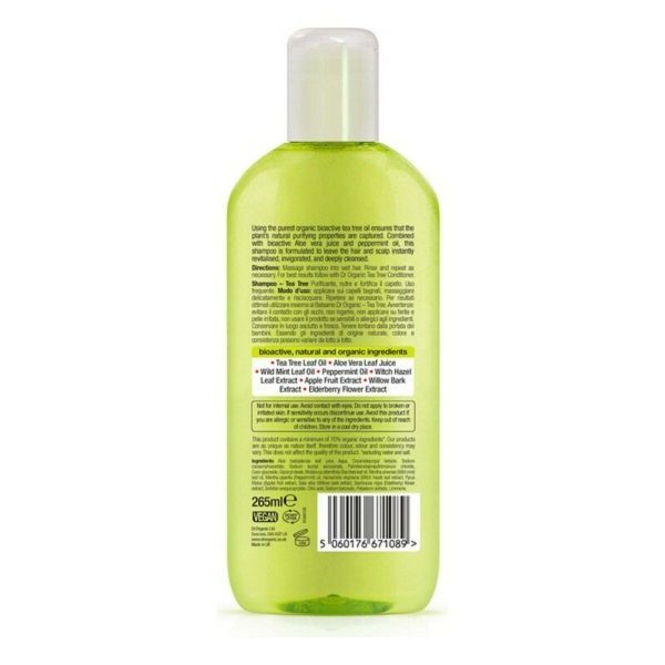 DR. ORGANIC BIOACTIVE ORGANIC tea tree shampoo 265 ml - NVA6671089