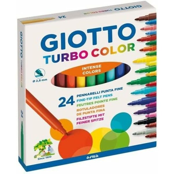 Σετ Μαρκαδόροι Giotto Turbo Color Πολύχρωμο (5 Μονάδες) - S8433926