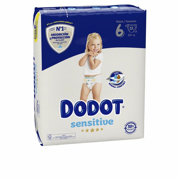 DODOT DODOT SENSITIVE size 6 diapers +13 kg 32 u - NVA0848326