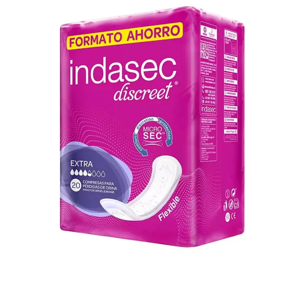 INDASEC DISCREET επιπλέον πακέτο ακράτειας 20 pcs - NVA0003108