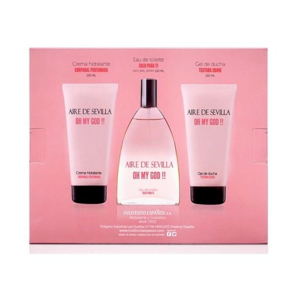 AIRE SEVILLA AIRE DE SEVILLA OH MY GOD set Eau De Toilette Spray 150ml Shower Gel 150ml Body Lotion 150ml - NVA7135235