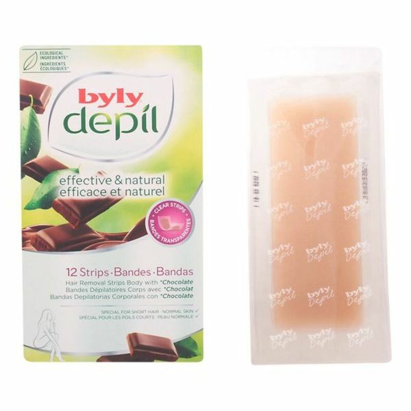 Byly Depil Ταινίες Αποτρίχωσης Chocolate 12τμχ - NVA4017405