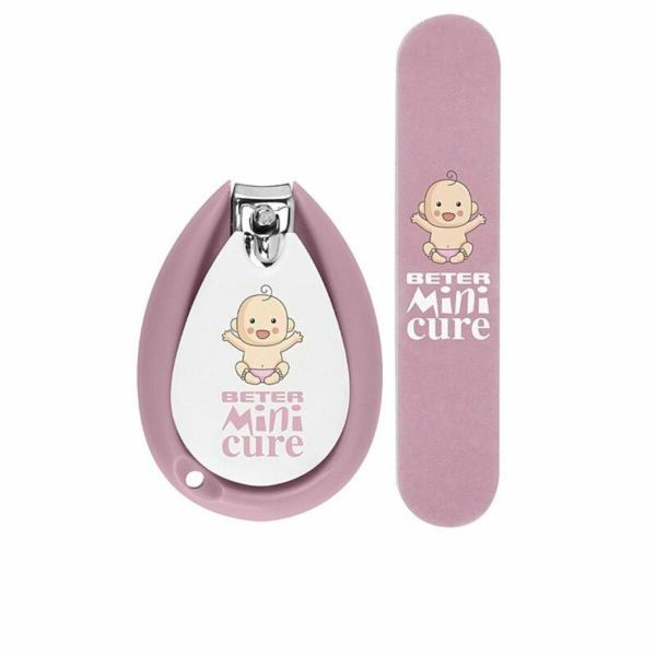 BETER MINI CURE CUIDADO UÑAS BEBÉS ROSA set 2 pz - NVA2039219