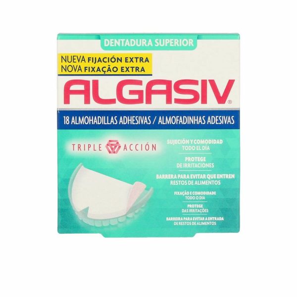 Algasiv Superior Adhesive Pads 18 μονάδες Αυτοκόλλητα επιθέματα για άνω οδοντικές προθέσεις. - GETNVA3500009-1