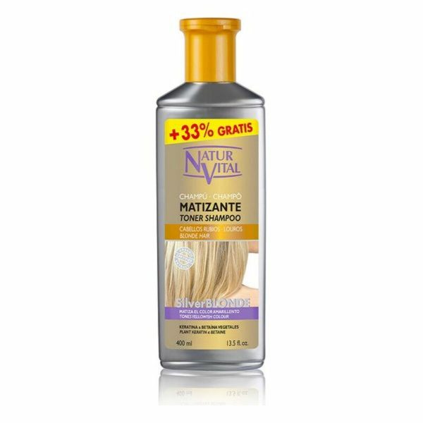 Naturvital Silver Blonde Mattifying Shampoo 400ml - NVA2078363