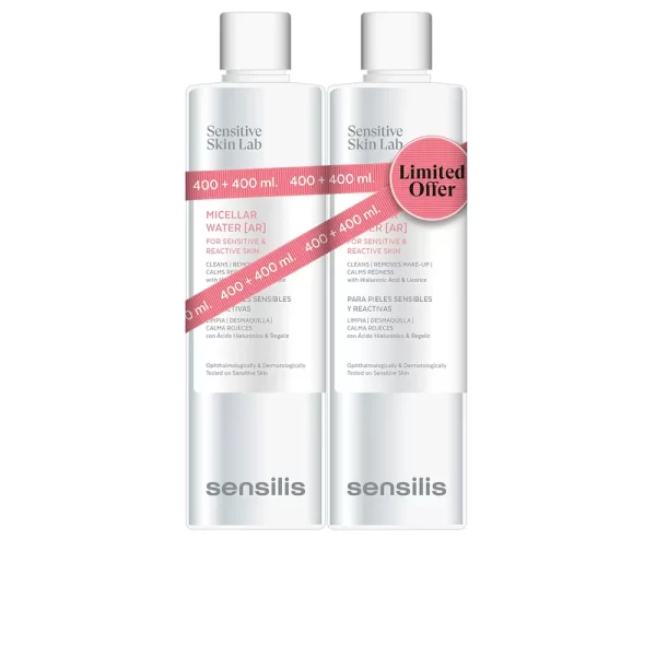 SENSILIS MICELLAR WATER [AR] για ευαίσθητο και αντιδραστικό δέρμα 2 x 400 ml - NVA9872207