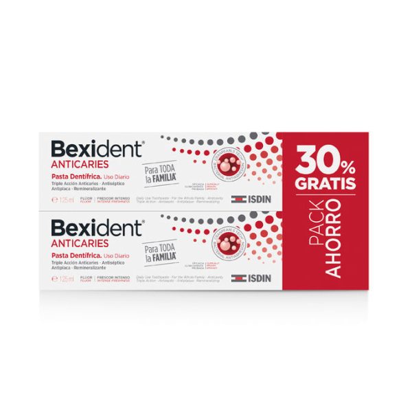 ISDIN BEXIDENT Οδοντόκρεμα ANTICARIES 2 x 125 ml - NVA0148895