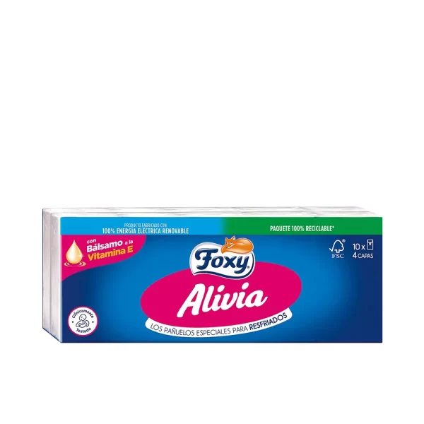 FOXY RELIEVES nasal care tissues 10 x 9 u - NVA1004216