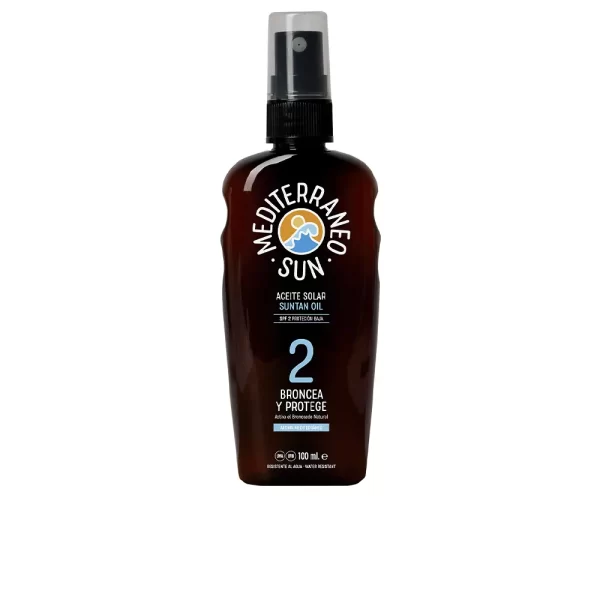 MEDITERRANEO SUN CARROT suntan oil dark tanning SPF2 100 ml - NVA0010494