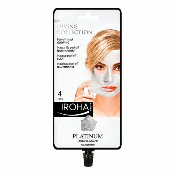 Iroha PLATINUM peel-off glowing mask 4 uses - GETNVA6432706