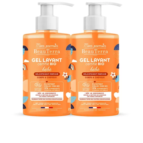 BEAUTERRA BIO BABY shower gel with perfume pack 2 x 750 ml - NVA5822310