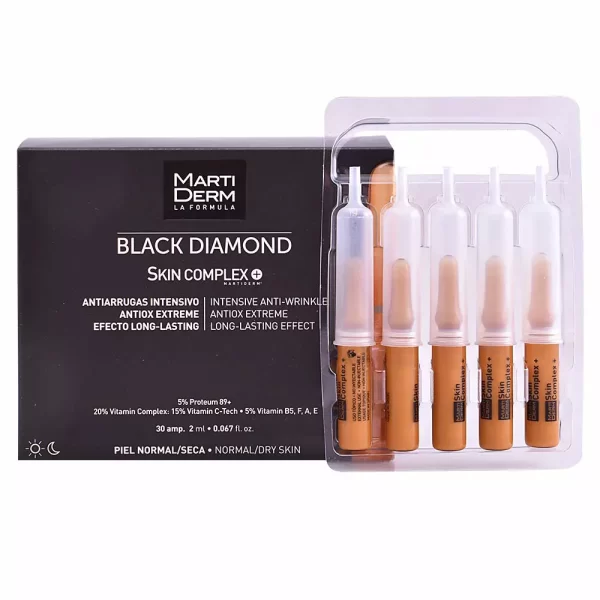 Martiderm Black Diamond Skin Complex Ampoules - 1 set x 60 ml BLACK DIAMOND intensive anti-wrinkle ampoules by MARTIDERM. - NVA5942315