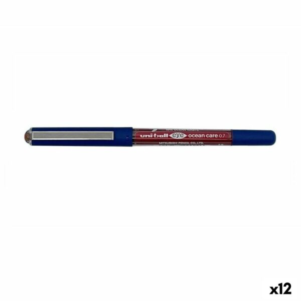 Στυλό υγρού μελανιού Uni-Ball Eye Ocean Care 0,7 mm Κόκκινο (12 Μονάδες) - S8433848