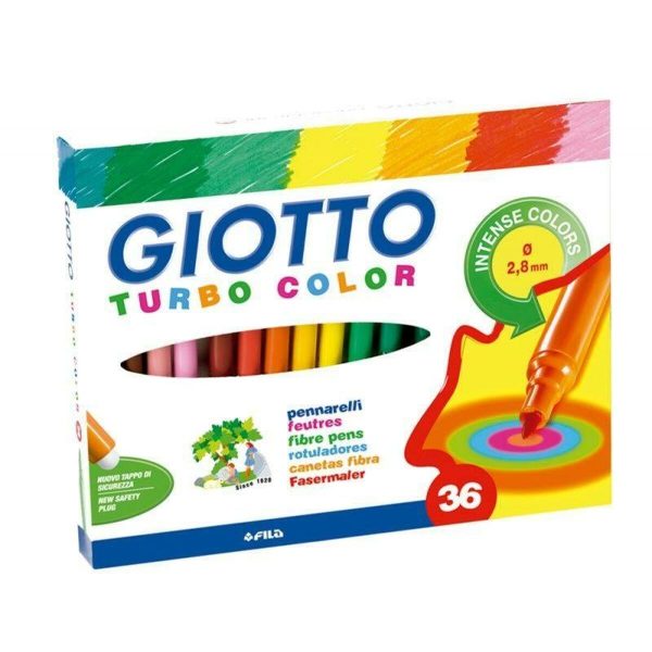 Σετ Μαρκαδόροι Giotto Turbo Color Πολύχρωμο (5 Μονάδες) - S8433927