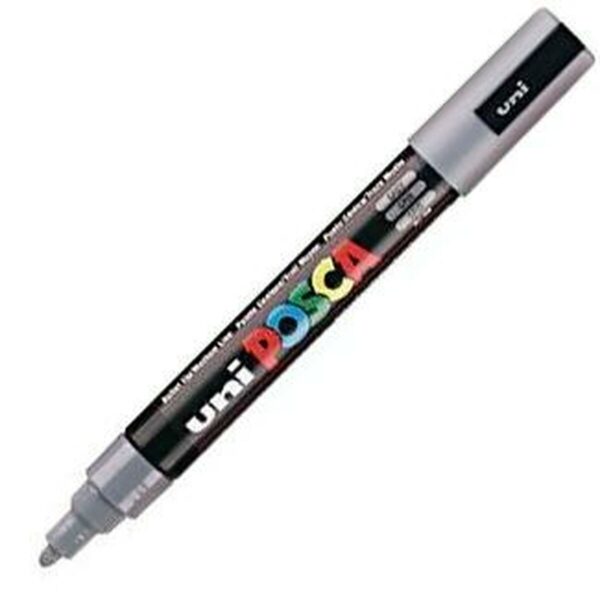 Μαρκαδόροι POSCA PC-5M Γκρι x6 - S8422620