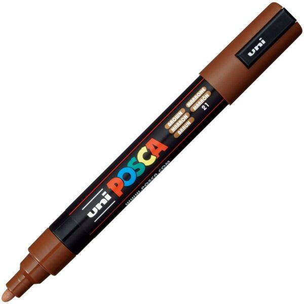 Μαρκαδόροι POSCA PC-5M Καφέ x6 - S8422619