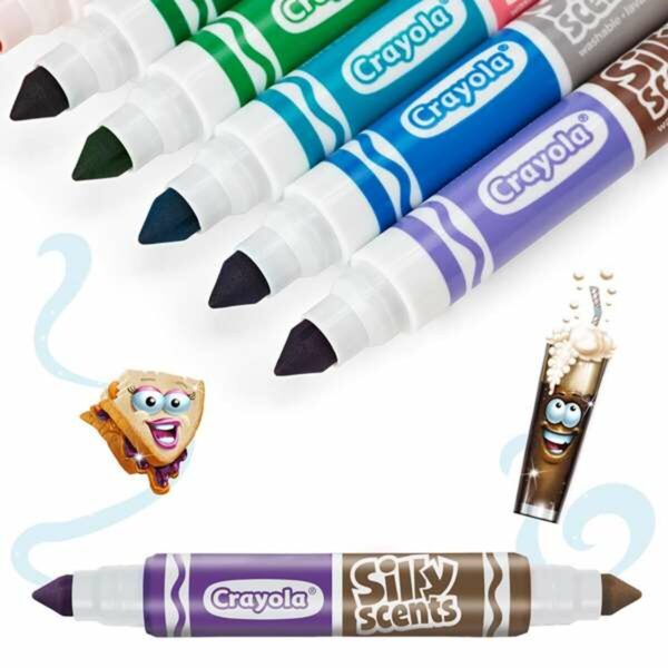 Σετ Μαρκαδόροι Crayola Αρωματικά Πλένεται Διπλό άκρο 10 Τεμάχια - S2435864