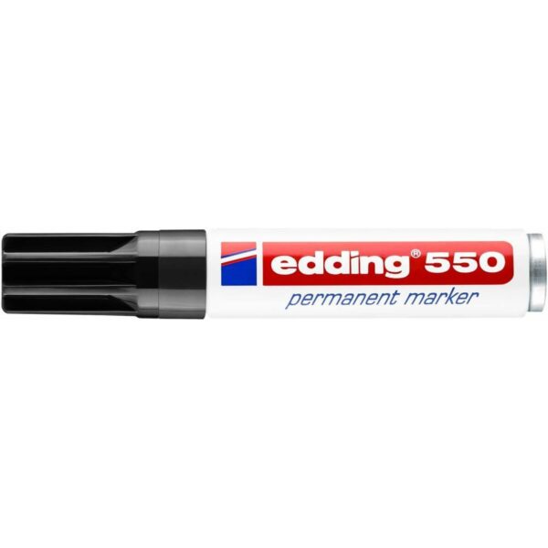 Μόνιμος δείκτης Edding 550-01 Μαύρο 200 Τεμάχια - S77180758