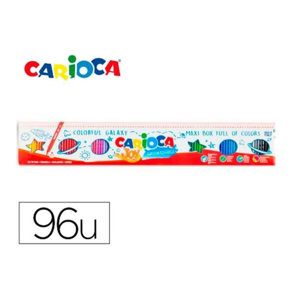 Μαρκαδόροι Carioca 41019 Πολύχρωμο (96 Τεμάχια) - S77193215