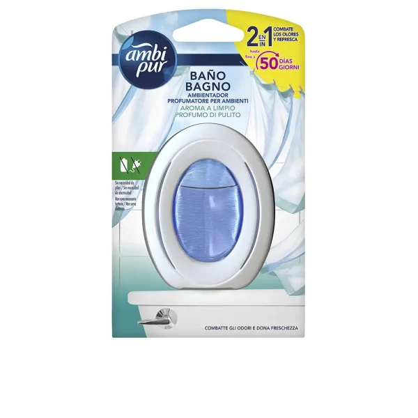 AMBI PUR BATHROOM air freshener #clean aroma 50 days - NVA0946534