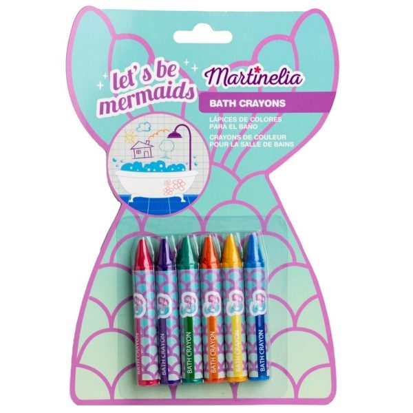 MARTINELIA LET'S BE MERMAIDS BATH PENCILS CASE 6 pcs - NVA9394028