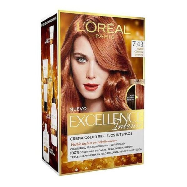 Μόνιμη Βαφή Excellence Intense L'Oreal Make Up Ξανθό χρυσό χάλκινο - NVA2822202